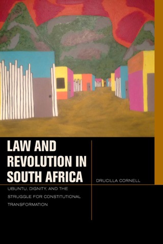 Cover image: Law and Revolution in South Africa 9780823257577