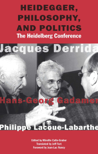 Imagen de portada: Heidegger, Philosophy, and Politics 9780823273676