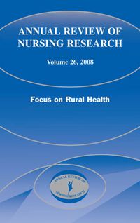 Imagen de portada: Annual Review of Nursing Research, Volume 26, 2008 1st edition 9780826101266