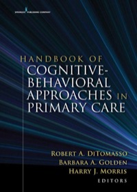 Cover image: Handbook of Cognitive Behavioral Approaches in Primary Care 1st edition 9780826103833