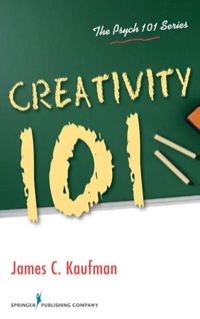 Cover image: Creativity 101 1st edition 9780826106254