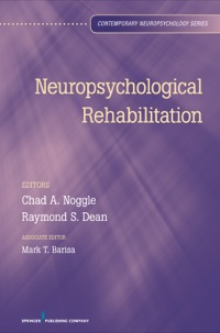 Cover image: Neuropsychological Rehabilitation 1st edition 9780826107145
