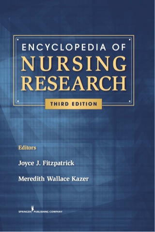 表紙画像: Encyclopedia of Nursing Research 3rd edition 9780826107503