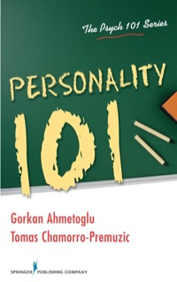 Cover image: Personality 101 1st edition 9780826107848
