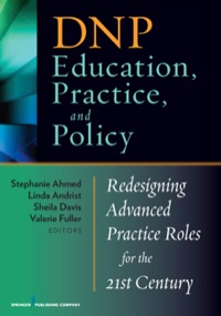 Cover image: DNP Education, Practice, and Policy 1st edition 9780826108159