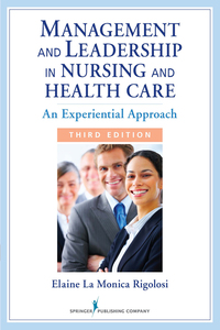 Cover image: Management and Leadership in Nursing and Health Care 3rd edition 9780826108395