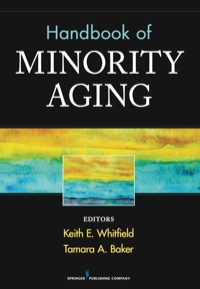 Cover image: Handbook of Minority Aging 1st edition 9780826109637