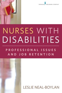 Imagen de portada: Nurses With Disabilities 1st edition 9780826110107