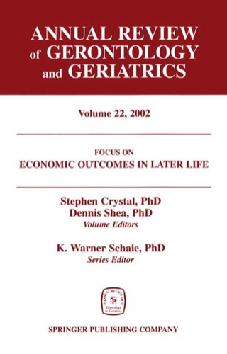 Cover image: Annual Review of Gerontology and Geriatrics, Volume 22, 2002 1st edition 9780826114495