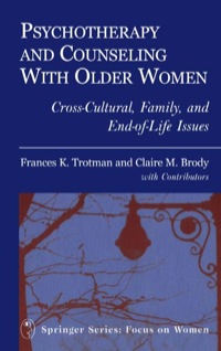 Cover image: Psychotherapy and Counseling With Older Women 1st edition 9780826114686