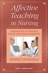 Imagen de portada: Affective Teaching in Nursing 1st edition 9780826117922