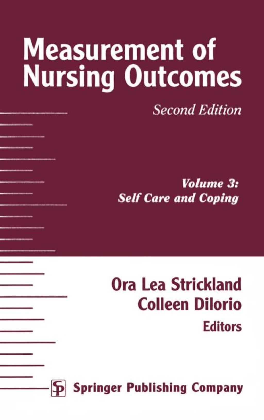 Measurement of Nursing Outcomes Self Care and Coping 2nd Edition