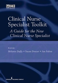 Imagen de portada: Clinical Nurse Specialist Toolkit 1st edition 9780826118356