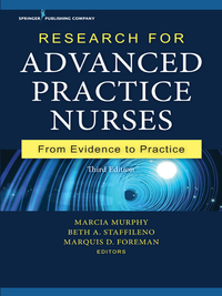 Cover image: Research for Advanced Practice Nurses 3rd edition 9780826118264