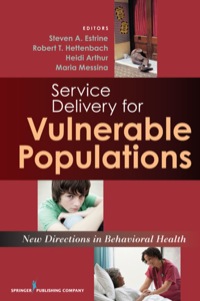 Imagen de portada: Service Delivery for Vulnerable Populations 1st edition 9780826118554