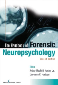Cover image: Handbook of Forensic Neuropsychology 2nd edition 9780826118851