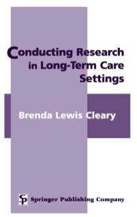 Imagen de portada: Conducting Research in Long-Term Care Settings 1st edition 9780826118950