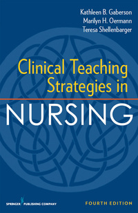 Cover image: Clinical Teaching Strategies in Nursing 4th edition 9780826119612