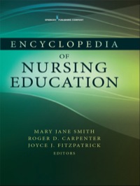 صورة الغلاف: Encyclopedia of Nursing Education 1st edition 9780826120311