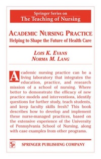 Titelbild: Academic Nursing Practice 1st edition 9780826120441