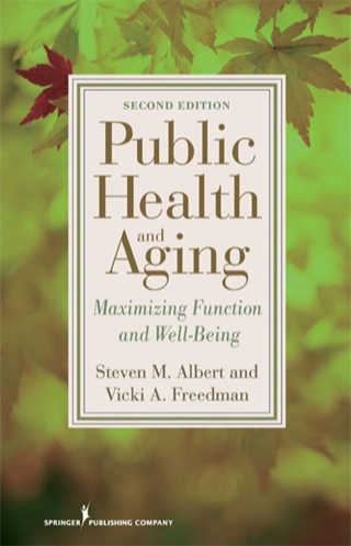 Cover image: Public Health and Aging 2nd edition 9780826121516