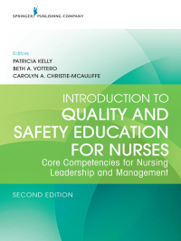 Cover image: Introduction to Quality and Safety Education for Nurses 2nd edition 9780826123411