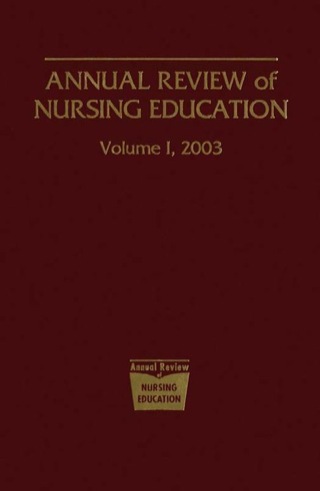 Cover image: Annual Review of Nursing Education, Volume 1, 2003 1st edition 9780826124449