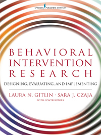 Omslagafbeelding: Behavioral Intervention Research 1st edition 9780826126580
