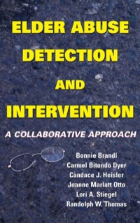 Imagen de portada: Elder Abuse Detection and Intervention 1st edition 9780826131140