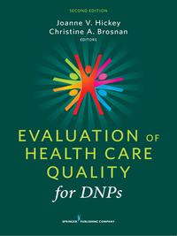 Cover image: Evaluation of Health Care Quality for DNPs 2nd edition 9780826131577