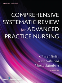 Omslagafbeelding: Comprehensive Systematic Review for Advanced Practice Nursing 2nd edition 9780826131850