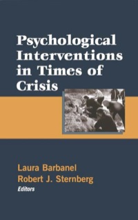 Cover image: Psychological Interventions in Times of Crisis 1st edition 9780826132253