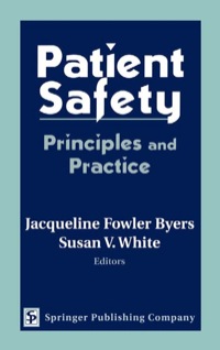 صورة الغلاف: Patient Safety 1st edition 9780826133465