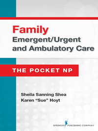 Imagen de portada: Family Emergent/Urgent and Ambulatory Care 1st edition 9780826134134