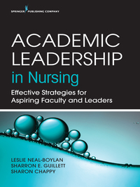 Omslagafbeelding: Academic Leadership in Nursing 1st edition 9780826134523