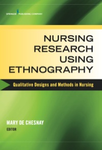 Cover image: Nursing Research Using Ethnography 1st edition 9780826134653