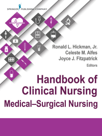 Imagen de portada: Handbook of Clinical Nursing: Medical-Surgical Nursing 1st edition 9780826130785