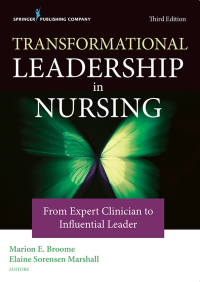 Cover image: Transformational Leadership in Nursing 3rd edition 9780826135049