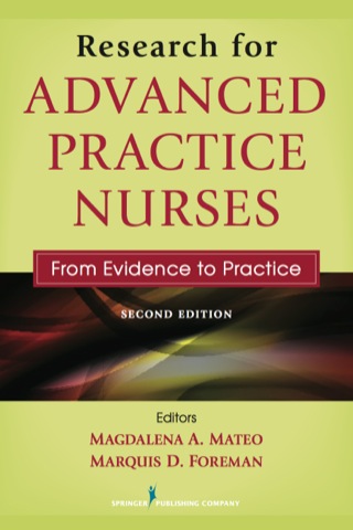 Cover image: Research for Advanced Practice Nurses 2nd edition 9780826137258