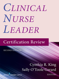 Cover image: Clinical Nurse Leader Certification Review, Second Edition 2nd edition 9780826137623