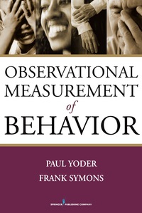 Cover image: Observational Measurement of Behavior 1st edition 9780826137975