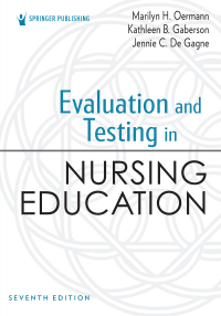 Omslagafbeelding: Evaluation and Testing in Nursing Education 7th edition 9780826139160