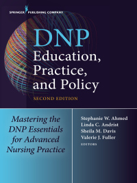 Omslagafbeelding: DNP Education, Practice, and Policy 2nd edition 9780826140180