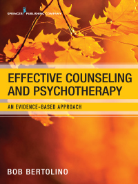 Cover image: Effective Counseling and Psychotherapy 1st edition 9780826141125