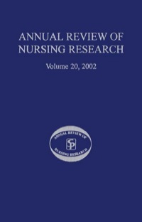 表紙画像: Annual Review Of Nursing Research, Volume 20, 2002 1st edition 9780826141323