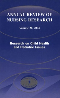 Cover image: Annual Review of Nursing Research, Volume 21, 2003 1st edition 9780826141330