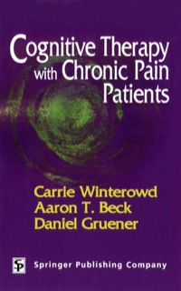 Imagen de portada: Cognitive Therapy with Chronic Pain Patients 1st edition 9780826145956