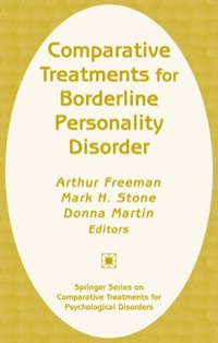 Cover image: Comparative Treatments for Borderline Personality Disorder 1st edition 9780826148353