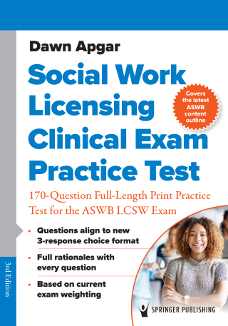 Cover image: Social Work Licensing Clinical Exam Practice Test 3rd edition 9780826175977