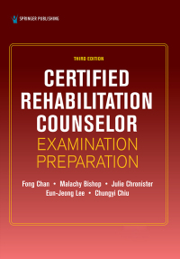 Omslagafbeelding: Certified Rehabilitation Counselor Examination Preparation 3rd edition 9780826158246
